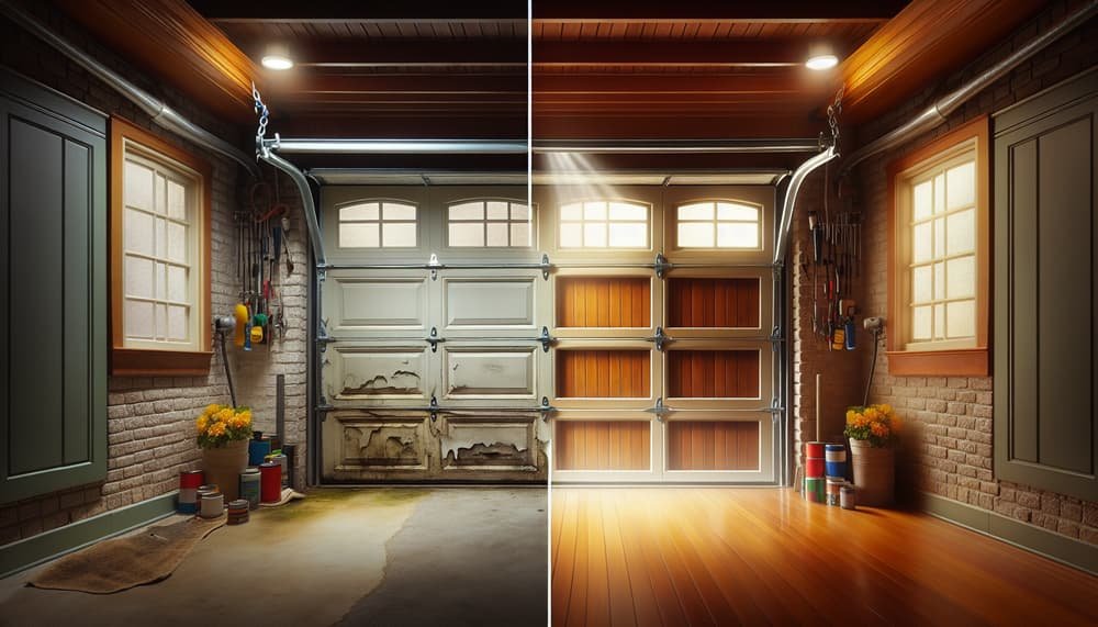 Garage door work in Weston