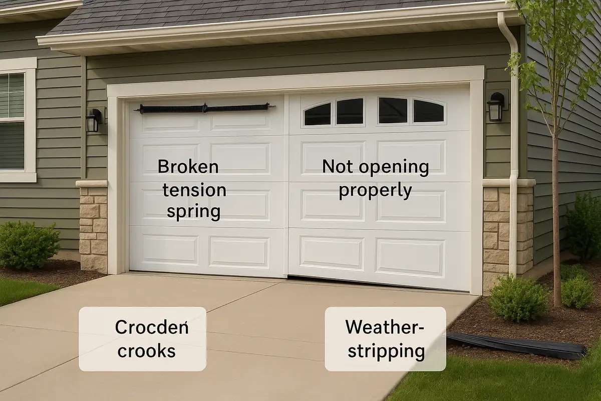 Common Garage Door Problems and How to Fix Them | Olympic Garage Door Repair
