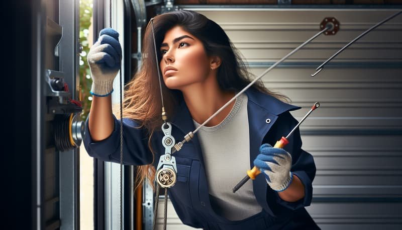 Garage Door Cable Repair in Winchester