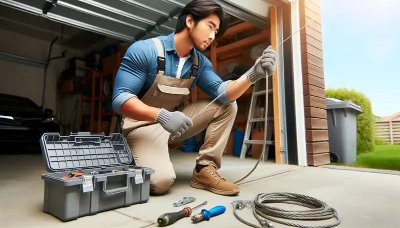 Garage Door Cable Repair in Stoneham
