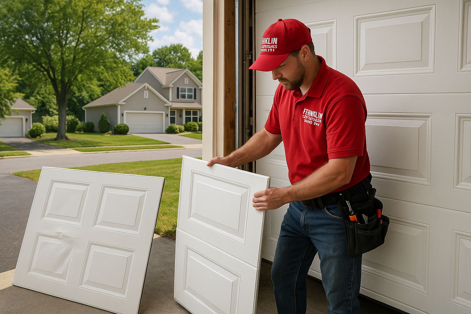 Garage Door Panel Replacement service in Acton