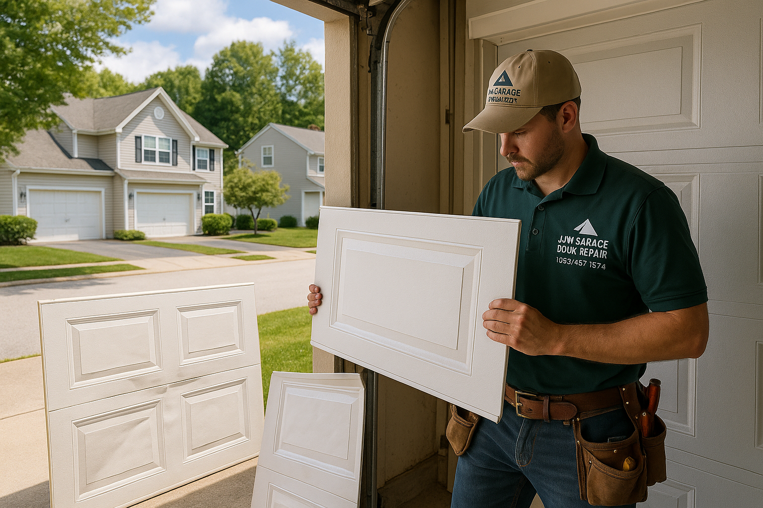 Garage Door Panel Replacement service in Hudson