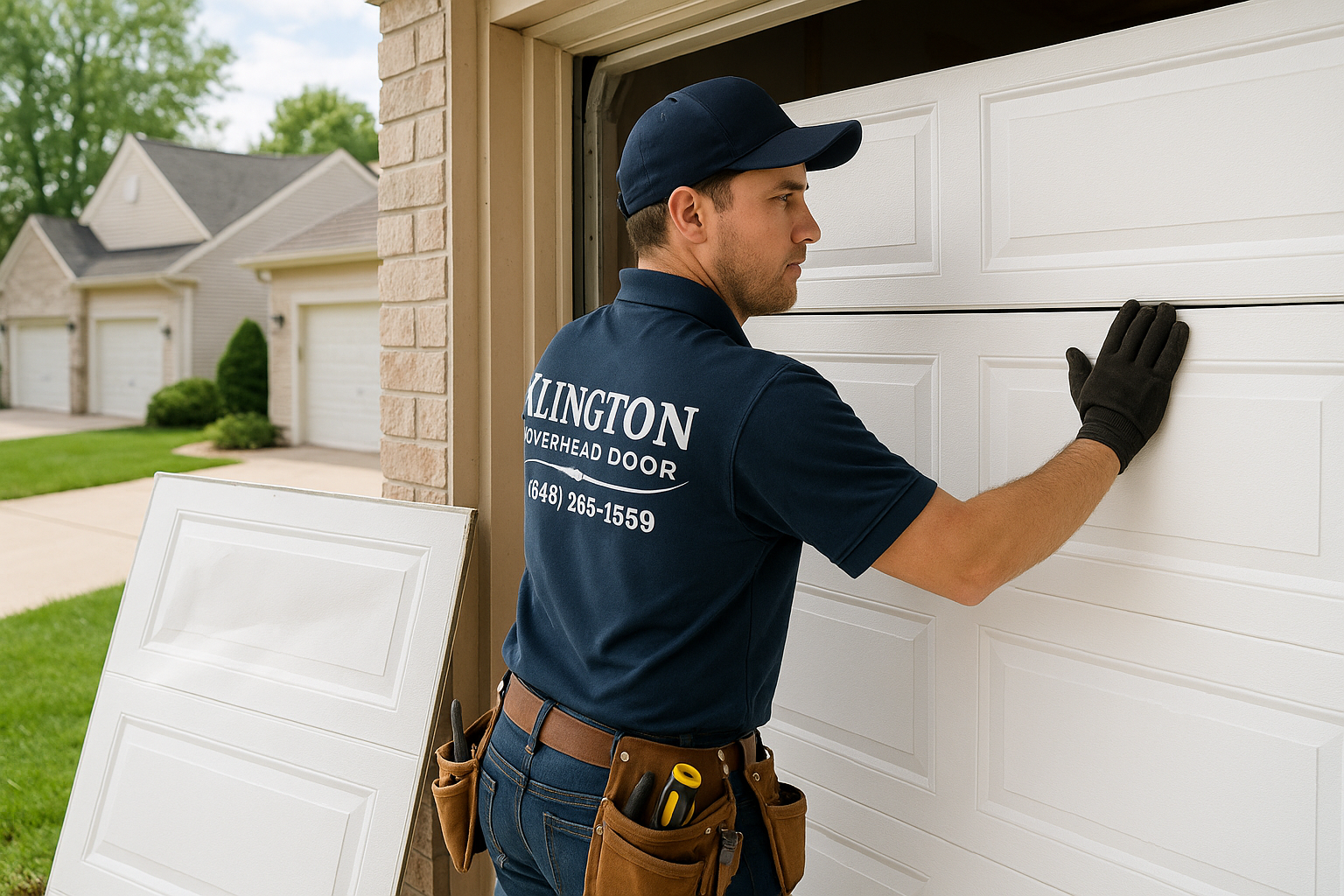 Garage Door Panel Replacement service in Waltham