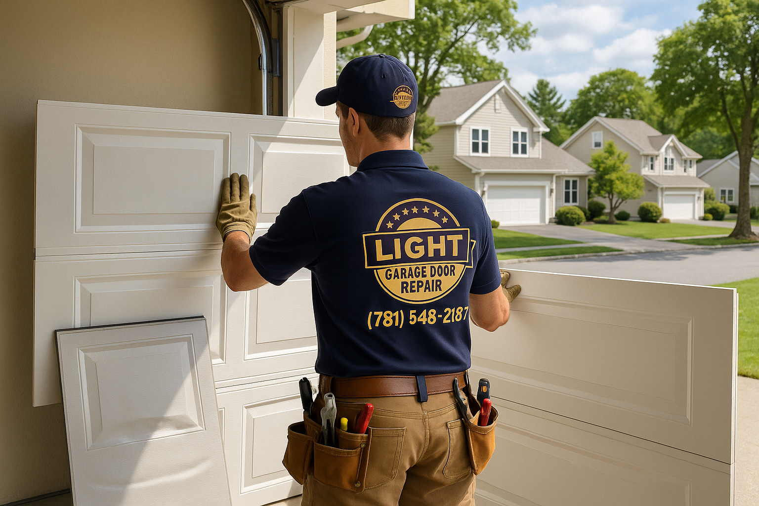 Garage Door Panel Replacement service in Pinefield