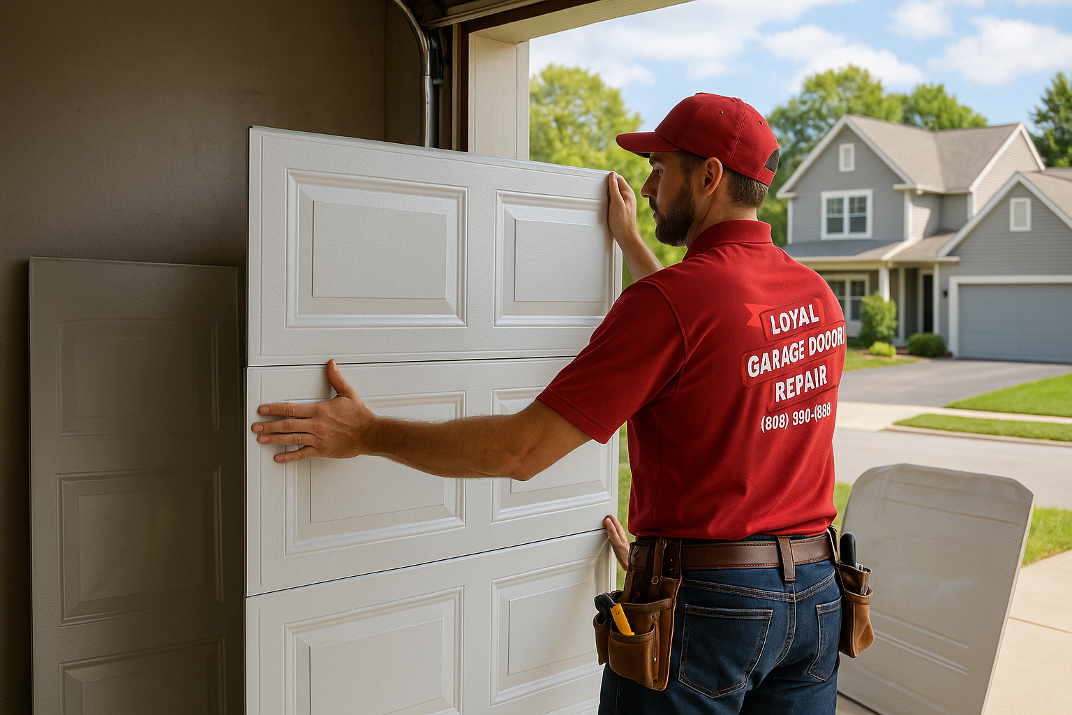 Garage Door Panel Replacement service in Wilmington
