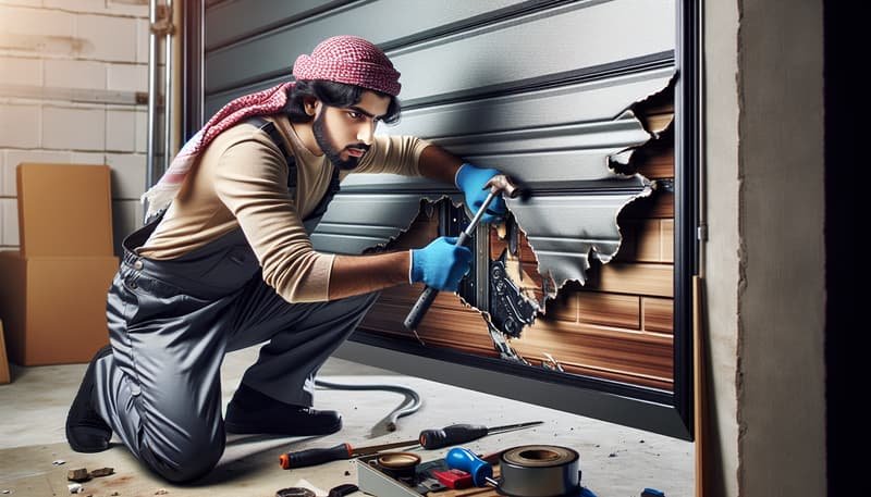 Garage Door Panel Replacement service in Devens