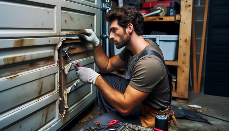 Garage Door Panel Replacement service in Dracut