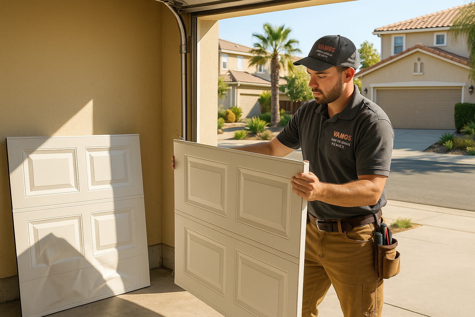Garage Door Panel Replacement service in Lawrence