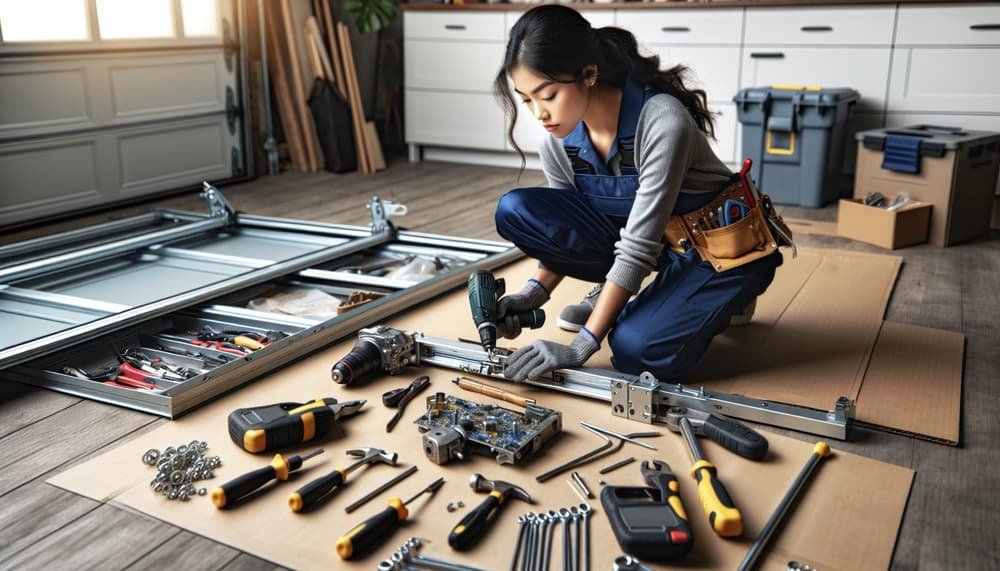 Garage door work in Hollis