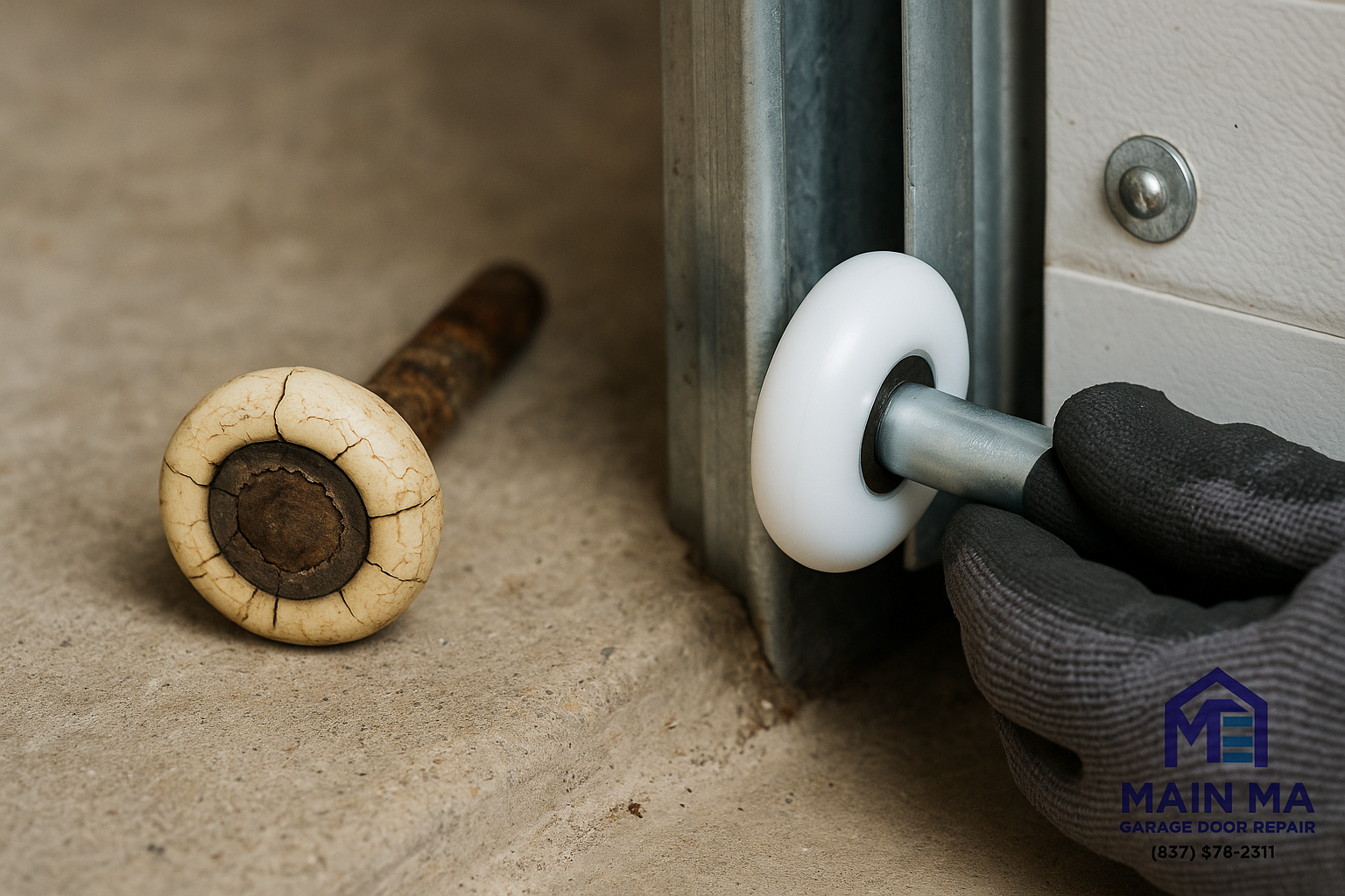 Garage Door Roller Replacement service in Weston