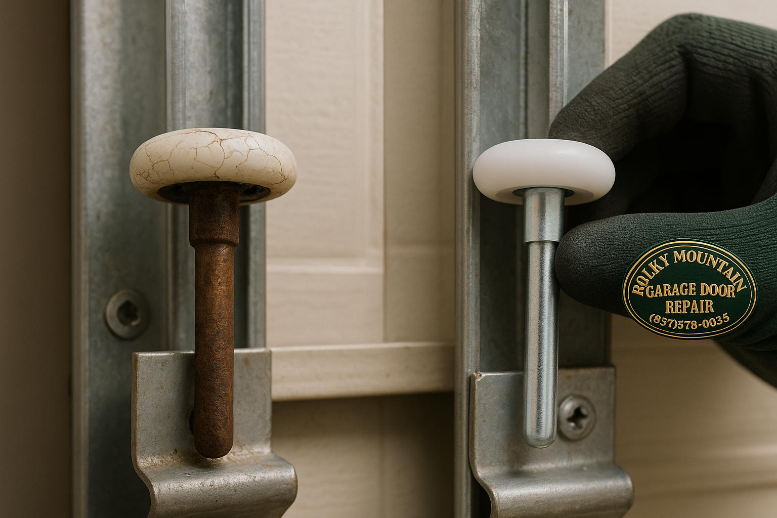 Garage Door Roller Replacement service in Hudson