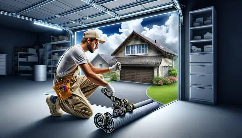 Garage Door Roller Replacement in Acton