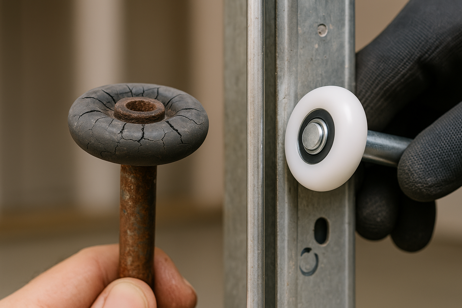 Garage Door Roller Replacement service in Lowell