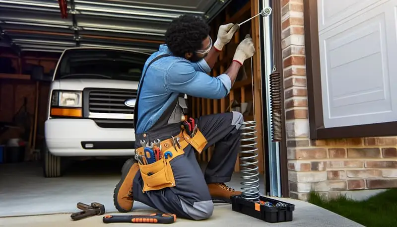 Garage Door Spring Repair in Reading